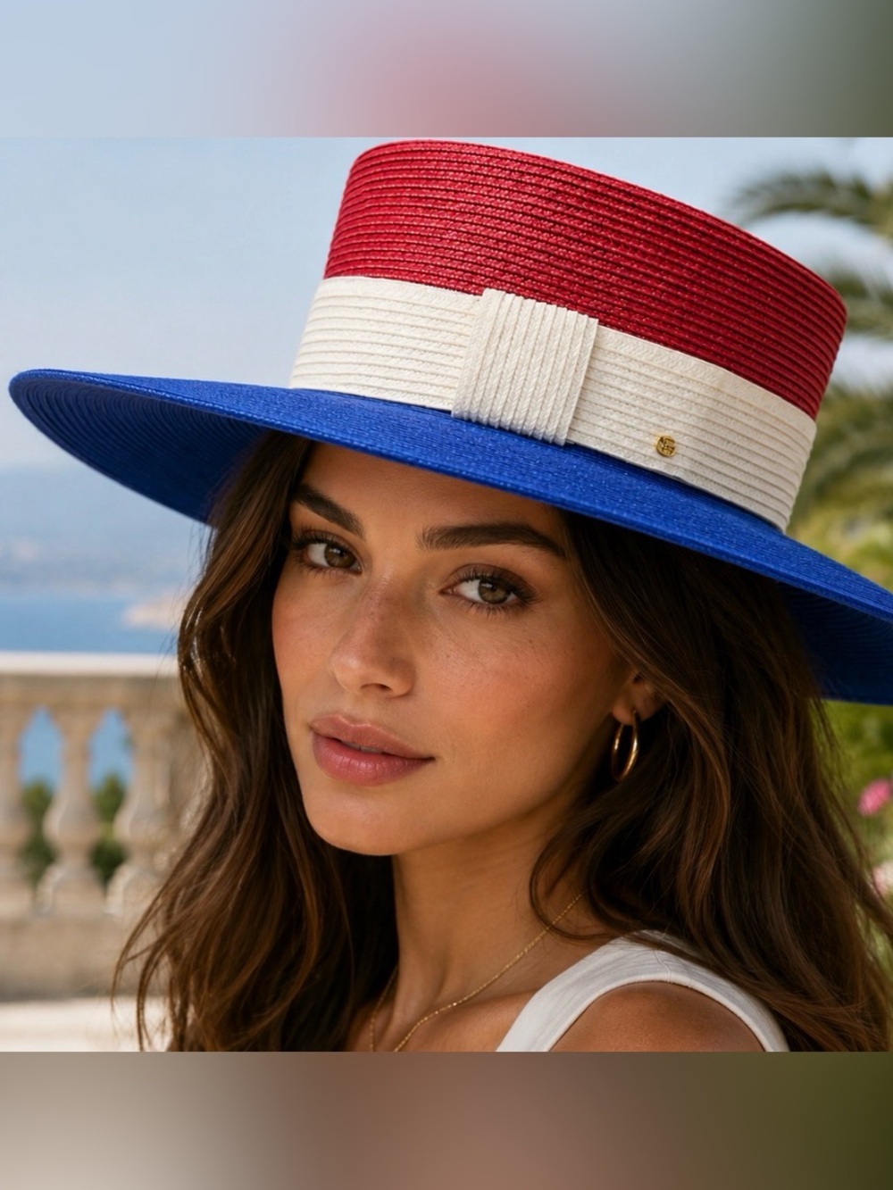 BRAND NEW GUCCI ALBA TRECCIA HAT